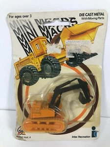 Vintage MINI MACKS Zee Toys Die Cast Construction Road Grader 1989 - Picture 1 of 5