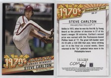 2020 Topps Decades Best Series 2 Award Winners Black /299 Steve Carlton HOF