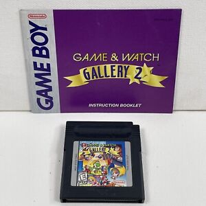 🔥Game & Watch Gallery 2 (Nintendo Game Boy) Game with Manual TESTED AUTHENTIC🔥