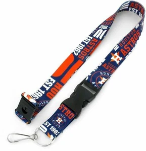 MLB Houston Astros Dynamic Clip On Keychain Lanyard -New - Picture 1 of 2