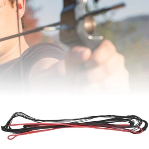 Black Red 12Strands 58 Nylon Universal Archery Supplies Bowstring Bow String LS - Picture 1 of 22