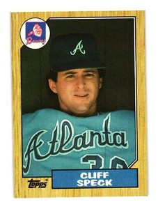 1987 Topps #269 Cliff Speck Atlanta Braves