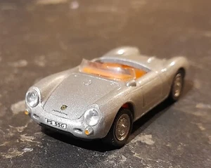 Coche diecast diecast Porsche Spyder escala 1:72 Hongwell - plateado - Imagen 1 de 6