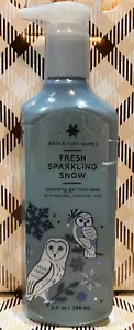 Bath and & Body Works Gentle Foaming Soap FRESH SPARKLING SNOW OWL BIRD RARE L.E - Picture 1 of 3
