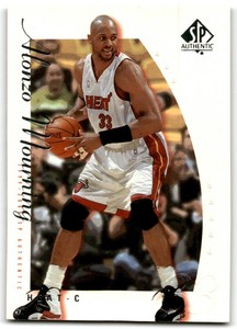 2000-01 SP AUTHENTIC ALONZO MOURNING MIAMI HEAT #42