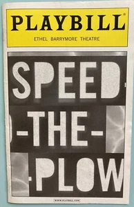 Spielzettel Speed-the-Plow Raul Esparza William H. Macy Elisabeth Moss Neu 2009 - Bild 1 von 2