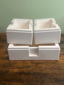 LOTTO scatole portaoggetti IKEA LEGO Bygglek 6,75" x 5" + (2) 5" x 3,5" tutte senza coperchi - Foto 1 di 7