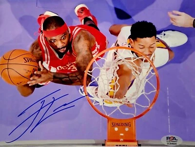 Foto firmada por Ty Lawson de pepitas 8x10 certificado de autenticidad PSA Campeones Nacionales de Carolina del Norte Foto 1 de 2