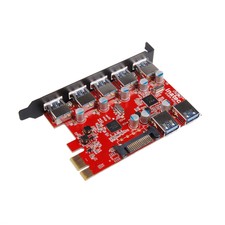 Inateck Internal Superspeed 7 Ports PCI-E to USB 3.0 Expansion Card PCI Express