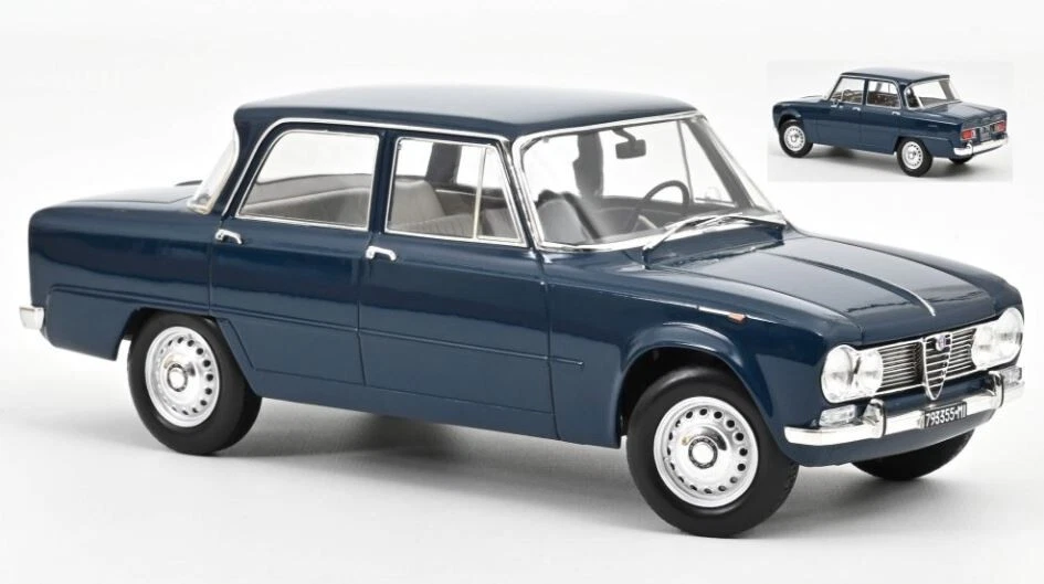 Norev 1:18 187971 Alfa romeo Giulia TI 1974 Blu Petrolio NEW - Immagine 1 di 1