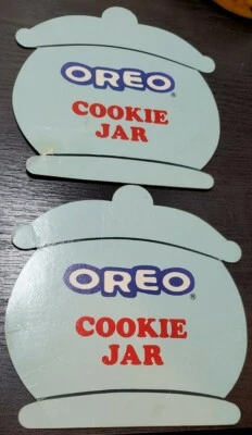1987 Oreo Cookie Factory Memory Board Game  2 Replacement Jars pieces Parts - Image 1 of 4