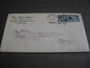 Lindbergh Visits Birthplace, Detroit Michigan Cover August 10, 1927 C#10 - Picture 1 of 3