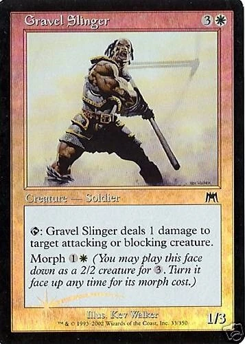 MTG - Onslaught - Gravel Slinger - 2X - Foil - NM - Image 1 of 1