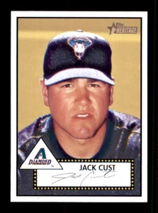 2001 Topps Heritage #26b Jack Cust Red Back - Picture 1 of 2