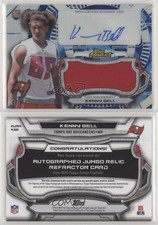 2015 Topps Finest Jumbo Relic Diamond Refractor /60 Kenny Bell Rookie Auto RC