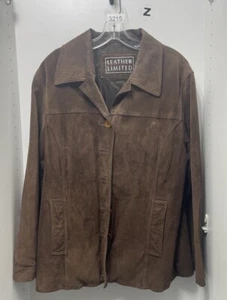 Leather Limited Brown Leather Jacket Size L - Picture 1 of 4