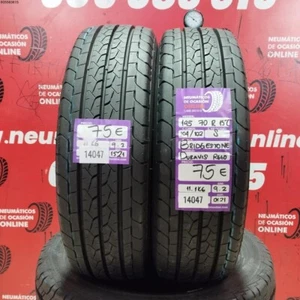 2x 195 70 R15C 104 102S BRIDGESTONE DURAVIS R660 9.2/9.2MM REF. 14047 - Imagen 1 de 8