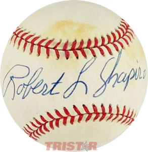 ROBERT L SHAPEIRO FIRMADO AUTOGRAFIADO AL BÉISBOL PSA - ABOGADO OJ SIMPSON - Imagen 1 de 2