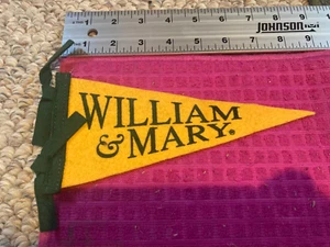 College of WILLIAM AND MARY TRIBE NCAA PENNANT Griffin WILLIAMSBURG Virginia - Picture 1 of 2