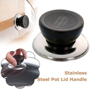 Pot Lid Knob Replacement Kitchen Cookware Crock Cover Knob Handle Hot Grip H6D1 - Picture 1 of 11