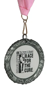 Breast Cancer Survivor Medal Race for the Cure Susan B Komen - Picture 1 of 6