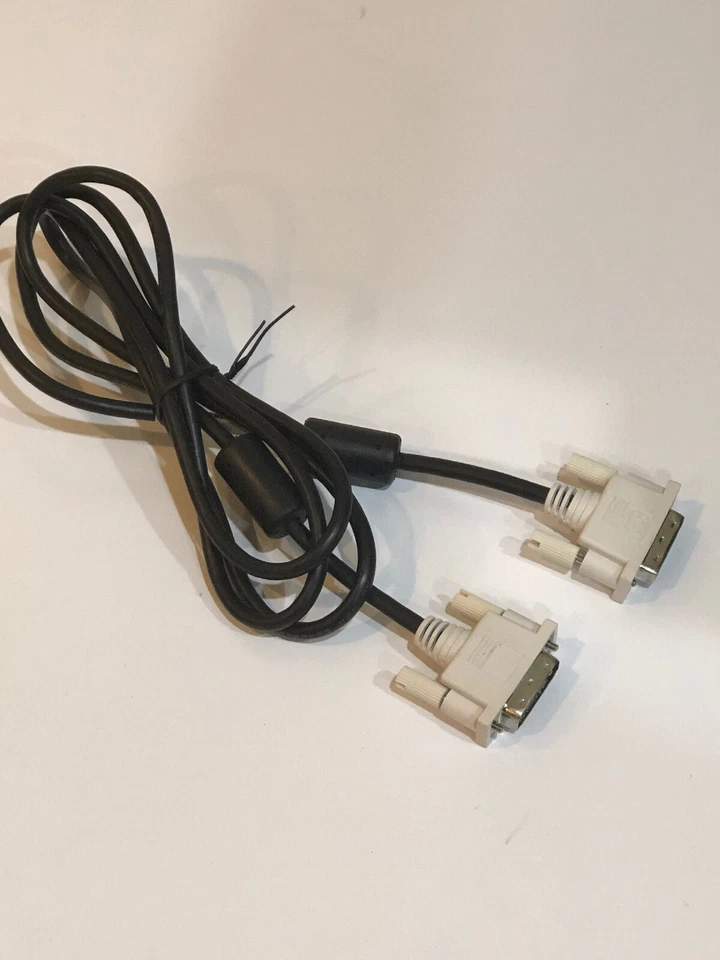 DVI Cable 6 FT, DVI-D to DVI-D (18 + 1 Pin) Single Link Male Cord Brand NEW - Image 1 of 2