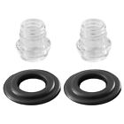 2Pcs Plastic Knob Top and Washer Ring for Most Coffee Percolator Pot Top