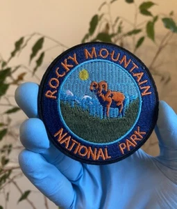 Rocky Mountain National Park Embroidered Iron On Sew On Patch NEW - Picture 1 of 2