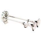 20-3/4 Inch Stainless Steel Electronic Dual Trumpet Boat Horn - 109 Db