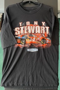 NASCAR Tony Stewart #14  Stewart Haas Sprint Racing Auto T Shirt Mens 2XL Black - Picture 1 of 5