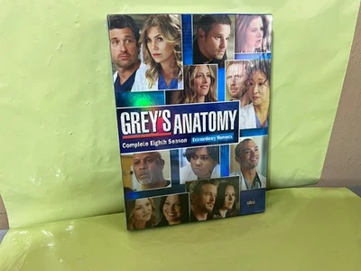 Grey's Anatomy: the Complete Eighth Season 8 (DVD, 6 Disc Set) 2012 NEW Sealed Foto 1 de 2