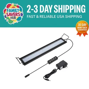 Dimmable 14W Aquarium Light with Remote Control for 18-24 Inch Freshwater Tanks - Picture 1 of 8