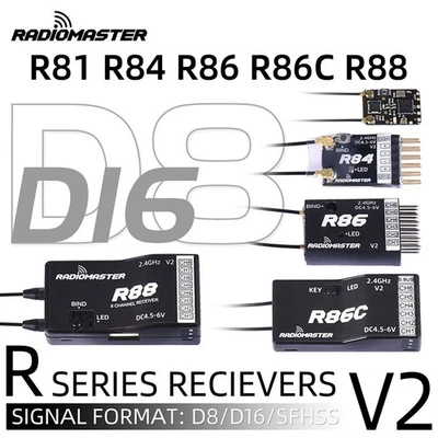 RadioMaster R81 R84 R86 R86C 2,4 GHz über 1 km SBUS Nano-Empfänger für RC-Drohne - Bild 1 von 4