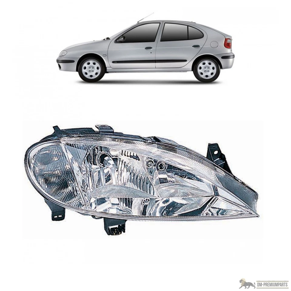 Hauptscheinwerfer Frontscheinwerfer rechts H1 H7 für Renault Megane I - Bild 1 von 1