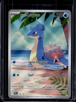 2025 Pokemon SV Destined Rivals Misty's Lapras #194/182 - Image 1 of 2