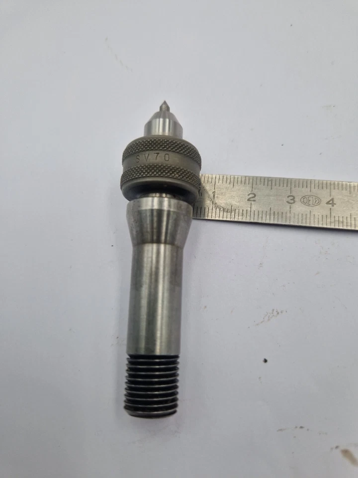 SCHAUBLIN   Gepy Pointe tournante SV70 douille  porte pointe tirée  W12 mm 2° - Photo 1/4