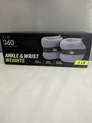 Pesas de tobillo/muñeca FLO 360 5 lb (2 1/2 lb Ea) ENVÍO DESDE EE. UU. **NUEVO** Foto 1 de 2