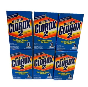 Ultra Clorox 2 Polvo Vintage 6 Mini Viaje - Caja 1999 -6 Cargas - 12 Onzas - Imagen 1 de 4