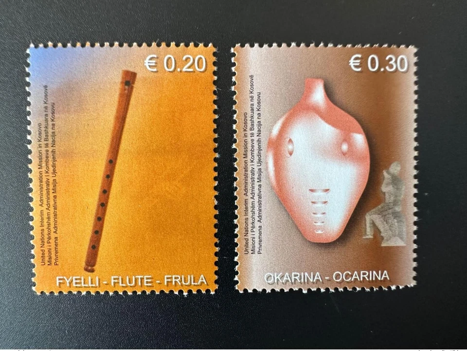 Kosovo 2004 Mi. 20 - 21 United Nations Music Instruments de Musique - Photo 1/1