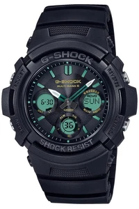 Casio G-Shock Men s AWG-M100RC-1AJF Teal and Brown Color Series Watch Solar 846 - Picture 1 of 3