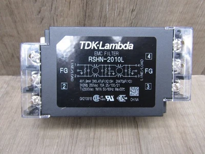 TDK-Lambda EMC Filter RSHN-2010L 250Vac 10A  Made Germany NEW - SEE PICS - Image 1 of 4
