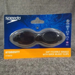 Speedo Black Smoke Safety Glasses Hydrodynamic Design for Swim and Beach Use - Picture 1 of 3