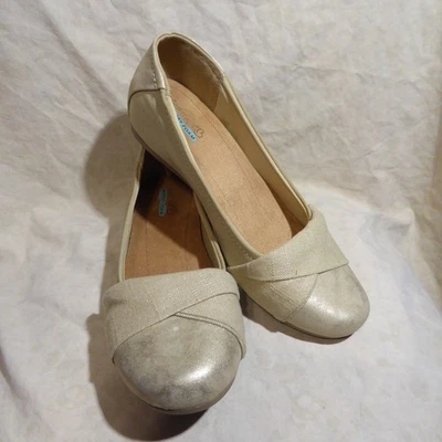 🩰 Bartraps Comfort Ballet Pisos 9.5 M Tostado con Cuero sintético Dorado; X Detalles de Correa Foto 1 de 4