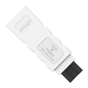 elago FireWire 400 to 800 Adapter (White) for Mac Pro, MacBook Pro, Mac Mini, - Afbeelding 1 van 4