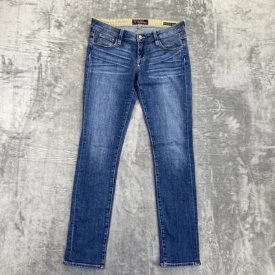 Pantalones de mezclilla ajustados relajados Guess Rachel para mujer talla 27 azul Foto 1 de 4