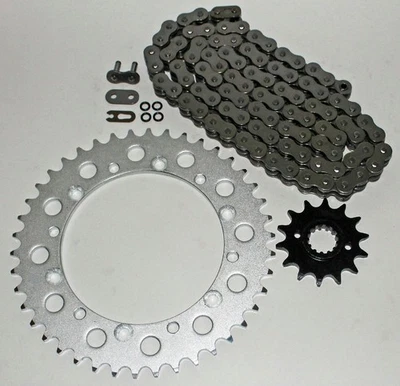 Cadena y piñón junta tórica Kawasaki 06-07, 09-12 KLX250 / 09-10 KLX250Sf 13/39 106L Foto 1 de 4