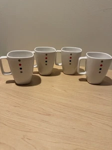 Juego de 4 tazas Corelle Ultra cerámica 4 puntos mango café té - Imagen 1 de 4