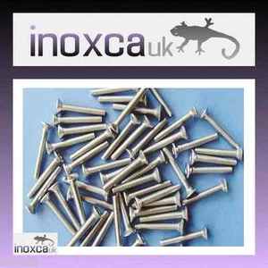 M3 x 20 mm C/S GR A2 STAINLESS STEEL COUNTERSUNK HEAD SCREWS HEXAGON HEX SOCKET - Picture 1 of 9