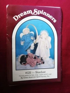 SEWING Pattern Vtg Christmas 22" Angel Clothes Halo Dream Spinners #125 Stardust - Picture 1 of 9