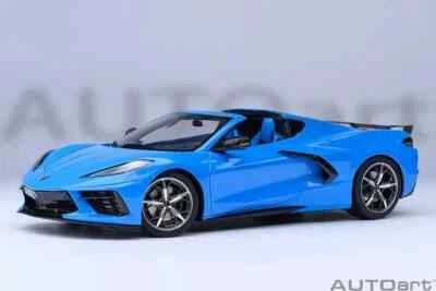 1/18 Chevrolet Corvette C8 Stingray (Rapid Blue) 2020 Model Car By AUTOart 71281 - Image 1 of 4